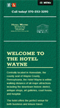 Mobile Screenshot of hotelwayne.com